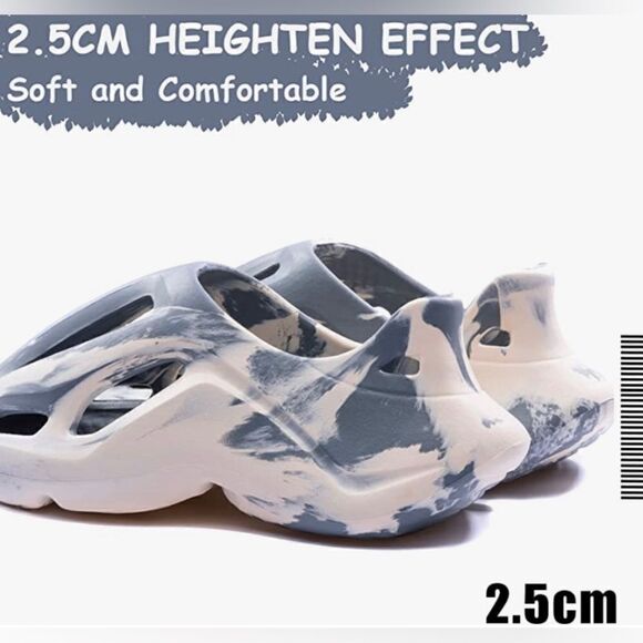 Unisex Foam Runner 400 Casual Hollow Slip-On Beach Sport Water Sandals - Picture 2 of 7